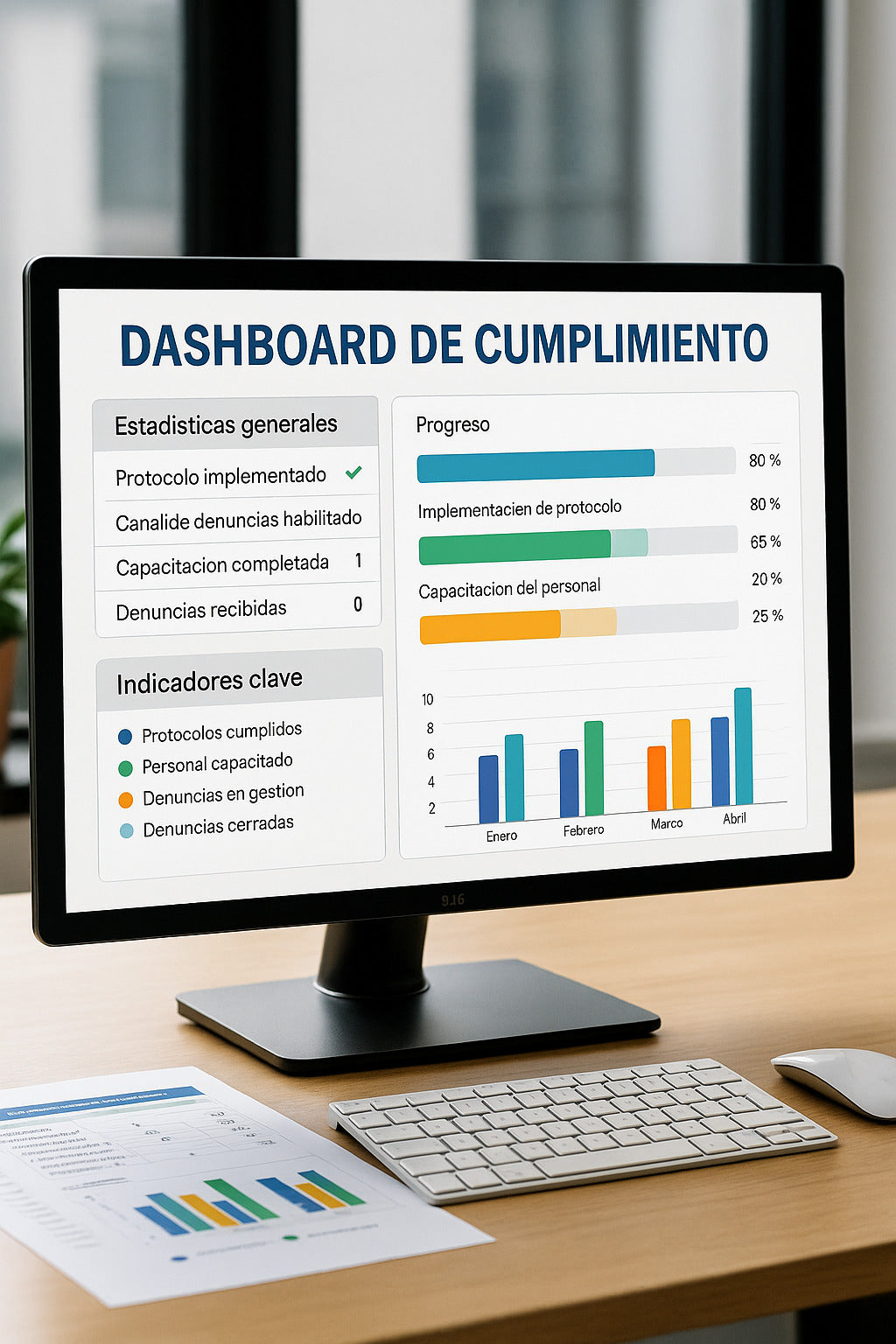 📊 Dashboard de Cumplimiento (Google Sheets o Excel)